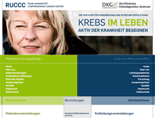 Tablet Screenshot of krebsimleben.de